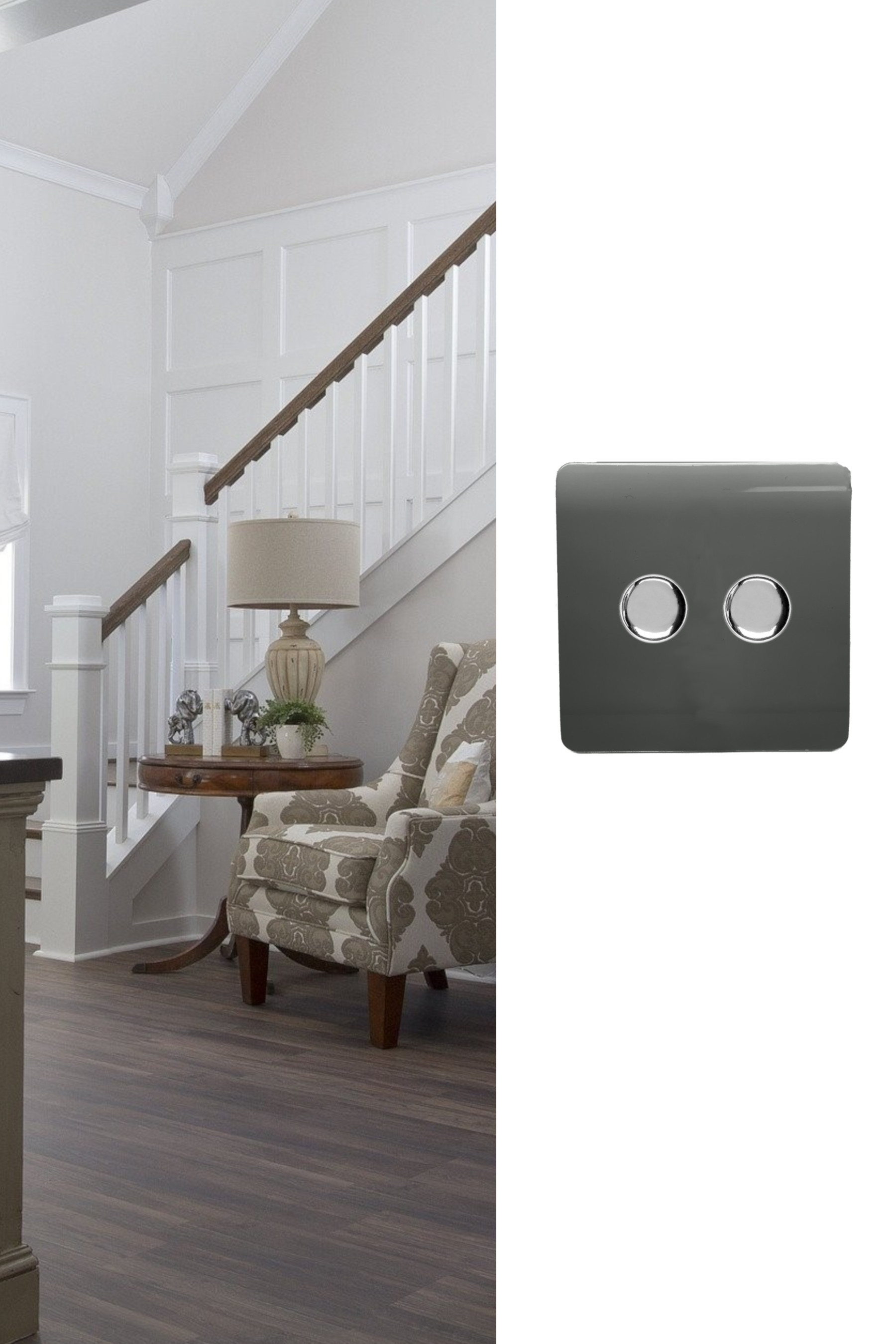 Charcoal Wiring Accessories Trendi Decorative Screwless